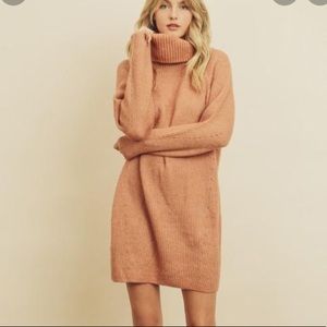 Clay Turtleneck Sweater Dress